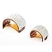 Diamond Semicircular Hair Clip Claw (Brown)