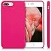 kwmobile Case Compatible with Apple iPhone 7 Plus/iPhone 8 Plus Case - TPU Silicone Phone Cover with Soft Finish - Neon Pink
