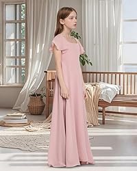 TAISHAN Junior Bridesmaid Dress for Wedding Ruffle