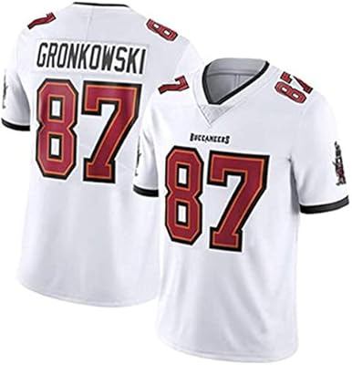 Sxfgml Rob Gronkowski 87 New England Patriots Men S Rugby Jersey Fan Jersey Edition Sportswear T Shirt Short Sleeved Classic Jersey White S Amazon Co Uk Sports Outdoors