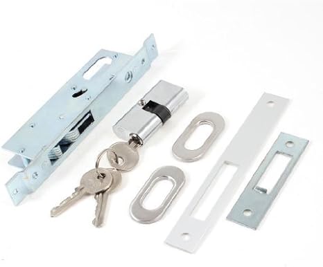 Amazon 鍵付き金属製スライドドアのフックロックデッドボルト23ミリメートル0 91 バックセット Diy 工具 ガーデン