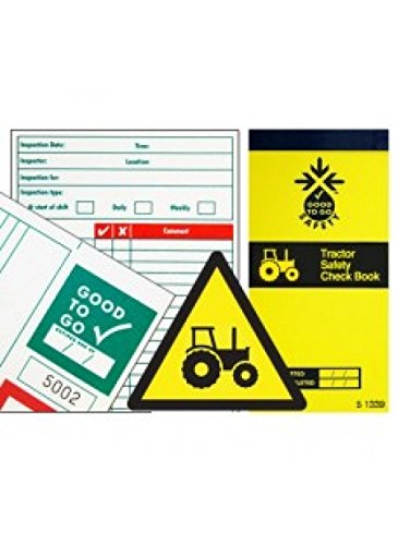 Good to Go Safety 51345 Tractor Check Book, 25 Inspections
