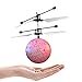 GOODCULLER RC Flying Ball,Hand Flying UFO Ball Drone Helicopter Ball Built-in Shinning LED Lighting Flashing Light Aircraft Helicopter Induction Toy Electronic Light-Up Toys for Kids Teenagers
