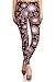 Leggings Depot Women's High Waist Novelty Christmas Holiday Print Leggings-Full Length-R700, Sparks and Snowflakes, One Size