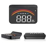 M11 Car HUD Display OBD2 GPS Dual System Mode Speedometer Tachometer Head Up Display RPM MPH Over Speed Alarm Voltmeter Water Temperature Warning Projector Auto Truck SUV RV 3.5