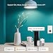 4 pack smart sockets, smart plugs,WiFi Outlet Compatible with Alexa,Google Assistant&Apple HomeKit (No Apple MFi),Timer, No Hub Required,Support 2.4GHz WiFi Network