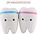 toy,SUPPION New Cute Creative Smiley Tooth Very Soft Slow Rising Squeeze Rare Kids Toy(1pc Random Color)