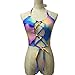 NEARTIME Women's Vest, Bandage Bikini Crop Top Hollow Out Multicolor Ladies Tops (S)
