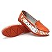 Fheaven Women Flats Shoes Slip On Comfort Shoes Flat Shoes Loafers (US:7, orange)