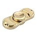 Fidget Hand Finger Spinner Metal Toy Time Killer for ADD, ADHD, Anxiety, and Autism Adult Children (Gold-Copper)