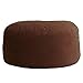 Big Joe Fuf Foam Filled Bean Bag, Large, Espresso Comfort Suede