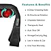 Pepacton Electric Neck Shoulder Back Massager with Heat. Shiatsu Deep Tissue Massager with 8 Massage Kneading Balls to Release Muscle Pain and Stress.