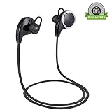 Amoner Wireless Earbuds, Sport Stereo In-Ear Headphones, Noise Cancelling Sweatproof Headsets with Mic for Bluetooth-enabled Smart Devices