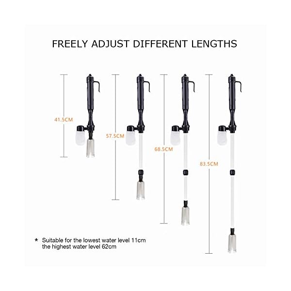 IREENUO Pulitore per Ghiaia Acquario Elettrico Sifone Aspirarifiuti Acquario per Pesci Sifone per Acquario Elettrico… IREENUO IREENUO Pulitore per Ghiaia Acquario Elettrico Sifone Aspirarifiuti Acquario per Pesci Sifone per Acquario Elettrico…