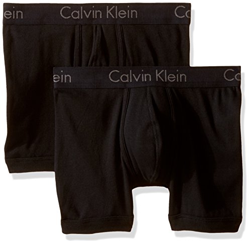 Calvin Klein Men's Body 2 Pack Boxer Brief, Black, Medium