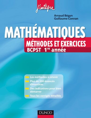 MathÃ©matiques, mÃ©thodes et exercices BCPST 1e annÃ©e (French Edition) by (Paperback)