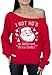 I Got Hos in Different Area Codes - Ugly Christmas Sweater for Women - Xmas Off Shoulder Sweatshirt