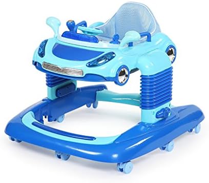 Baby walker Baby Walker 6-18 Months Baby Anti-rollover Multifunctional Music Walker U-type Liftable foldable Walker ( Color : B )