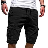 WOCACHI Mens Quick Drying Shorts Joggers Pants