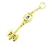Cosplay Fairy Tail Keys, Lucy Heart Key Chain Celestial Spirit Gate Keyring, Zodiac Keys and Keyring, (金牛座 Taurus)