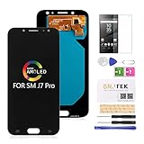 LCD Screen Replacement for Samsung J7 Pro SM-J730G/DS,Galaxy J730F J730G J730GM J730DS AMOLED LCD Display Screen and Touch Screen Digitizer Panel Repair Parts Assembly Black