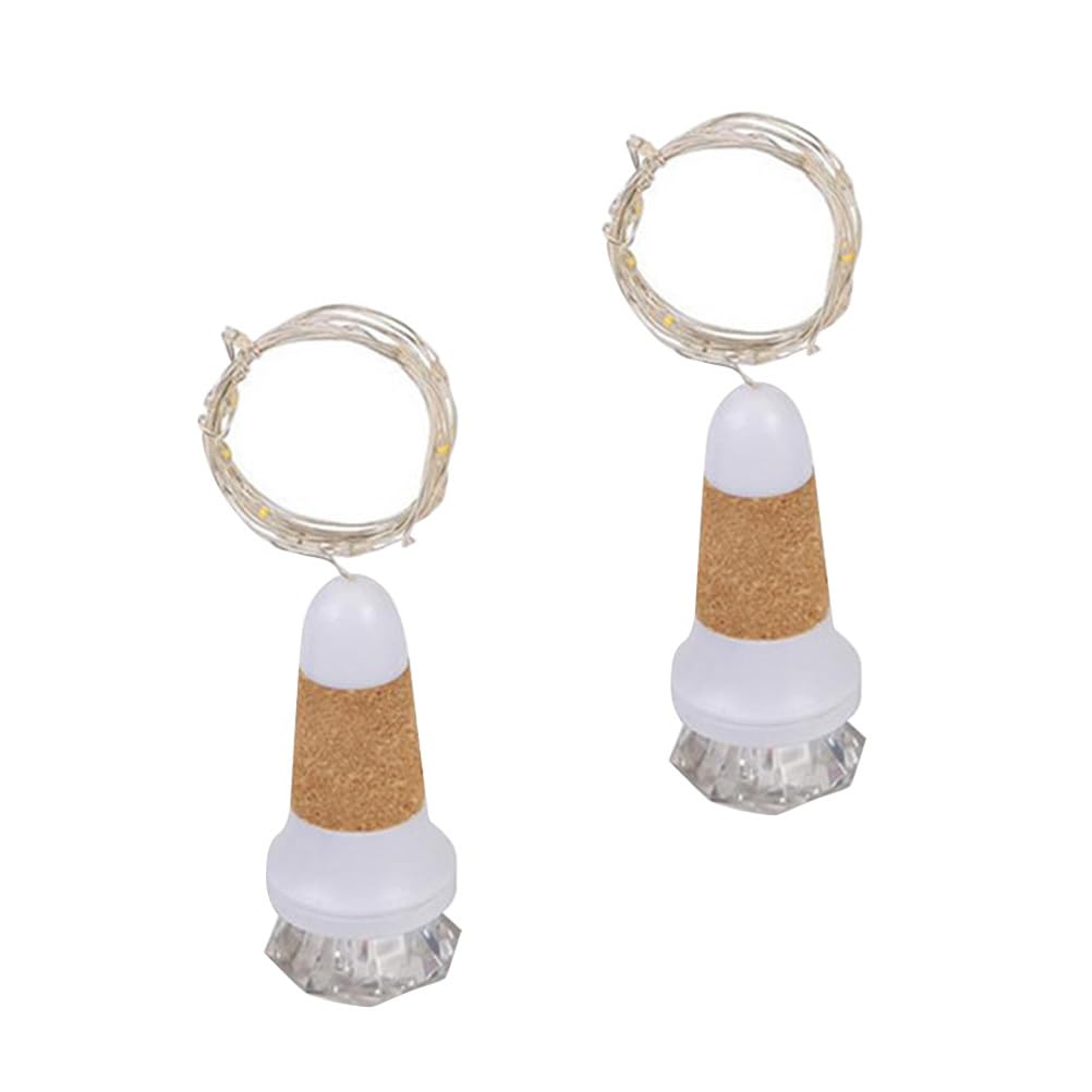 Uonlytech Bottle Lights with Cork Wine Bottle Lights USB Rechargeable LED Flash Warm White Light for Party Christmas Wedding Decoration