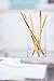 Luxury Ballpoint Gold Pen Set of 6 in Glossy White Gift Box | Gold/Black Ink Office Pens for Women & Men - Slim, Nice Writing Pens