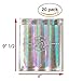 Amiff Hologram Metallic Bubble Mailers, 6.5 x 9 Inches. 25 Pack Metallic Padded Bubble Mailers. Waterproof Padded Envelopes Metallic. Bright Foil Shipping Envelopes for Fragile Things