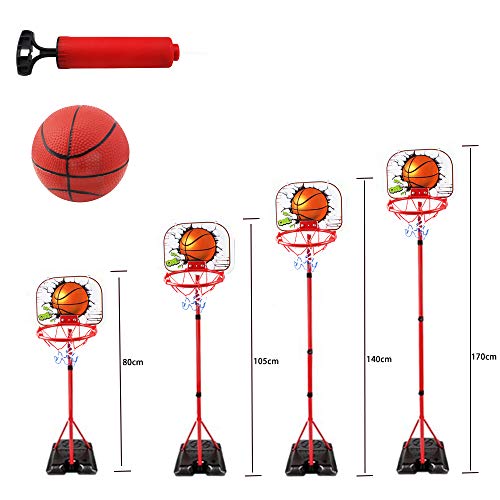 SOWOW Basketball Hoop for Kids Adjustable Height Mini Basketball Hoop