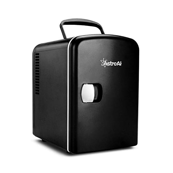 Astro Mini heladera 4 Lts 6 Latas Alimentos Medicinas Negro