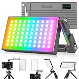ULANZI RGB Video Light, R70 LED Camera Light Panel
