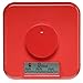 Kitchen Safe Time Locking Container (Medium), Timed Lock Box for Cell Phones, Snacks, and other unwanted temptations (Red Lid + 5.5” Clear Base with Access Port)