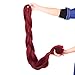 Top Hair 1Pcs/Lot #Burgundy 100% Kanekalon Jumbo Braiding Hair 84