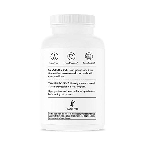 Thorne Omega Plus an Essential Fatty Acid Supplement with Omega3 and