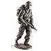Design Toscano QS61 Salute to Our Heroes Military Soldier Statue, bronze