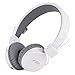 SODEE Folding Stereo Wired Headphones for Kids,Girls Headphones,Boys Headphone,in-line Microphone Remote Control Adjustable Over Ear Headphone Kids Headsets with Soft Earpads for Cellphones (White)
