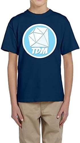 RAES Kids TheDiamondMinecart TDM Logo Short-Sleeve T-shirt