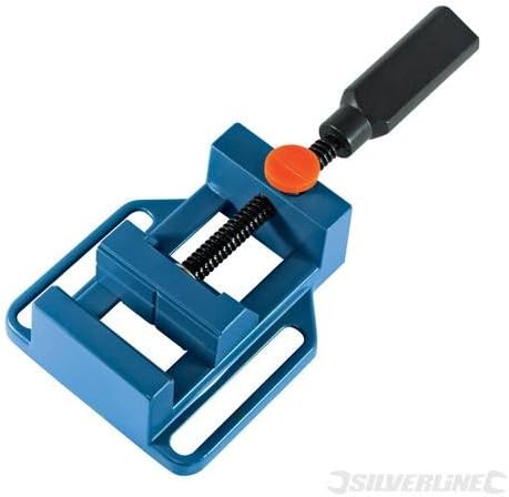 Quick Release Drill Vice Cast Aluminium Notched Jaw Mechanism - View #3