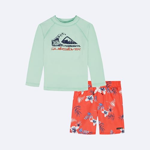 Quiksilver 2 PC Swim Shirt/Short