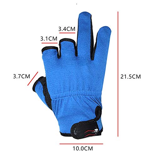 Txrh Angelhandschuhe, 3 Schnittfinger, rutschfest, atmungsaktiv, wasserdicht, Outdoor-Sport-Handschuhe, Sonnenschutz… – Bild 4