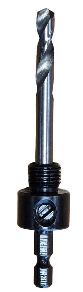 Hole Saw A1 Arbor 14-30mm 1/4" Hex Drive, Hole Saw Drill Bit, Screw Thread Hex Shank Arbor, High-Speed Steel Pilot Drill - Quick Release Mandrel