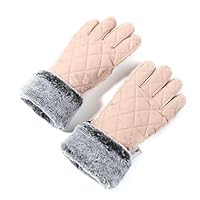 accsa Women Winter Ski Glove Waterproof 3M Thinsulate Warm Windproof Pink M