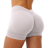 TRYTO LJ V-Back Scrunch Shorts Sports Yoga Women Workout Fitness Gym Outdoor Running Short