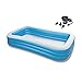 Intex Swim Center Family 72 x 120 Inch Swimming Pool and Quick Fill Air Pump