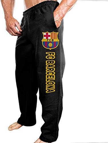 GFGR Men's Barcelona FC Fashion Active Sweaterpants Black L