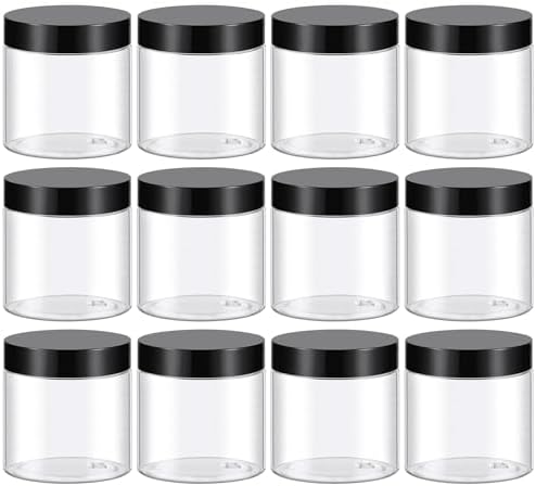 Tuzazo 36 Pack 4 Oz Plastic Containers with Lids and Labels BPA Free ...