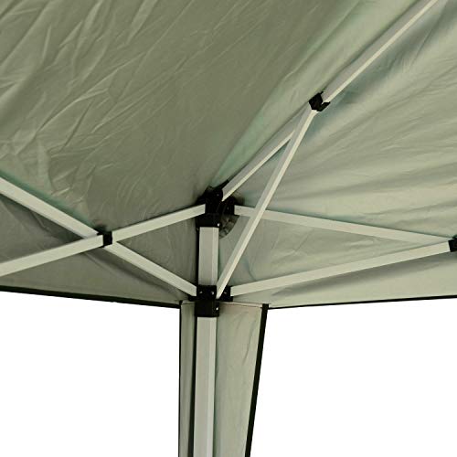 FDInspiration Green 9.8x9.8 FT Pop Up Gazebo Canopy Party Tent Foldable Design Shelter Outdoor Sun Shade w/Storage Bag with Ebook