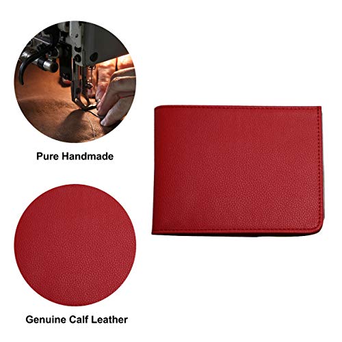 Napal Swiss Top Genuine Leather Amazing RFID Security Credit Card Case Holder Magic Slim Back Pocket Wallet for Men or Women