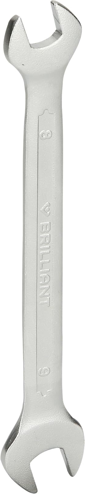 BRILLIANT TOOLS BT010901 Double Open-End Spanner 8 x 9 mm [Powered by KS Tools] — image 1