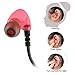 Reshow in-Ear Sport Headphones Pink – Earbuds with Stereo Surround Sound – Anti-Slip Noise Isolating Earphones with Heavy Bass – in-Line Microphone – Sweat Proof for Gym, Fitness, Exercise & Crossfit